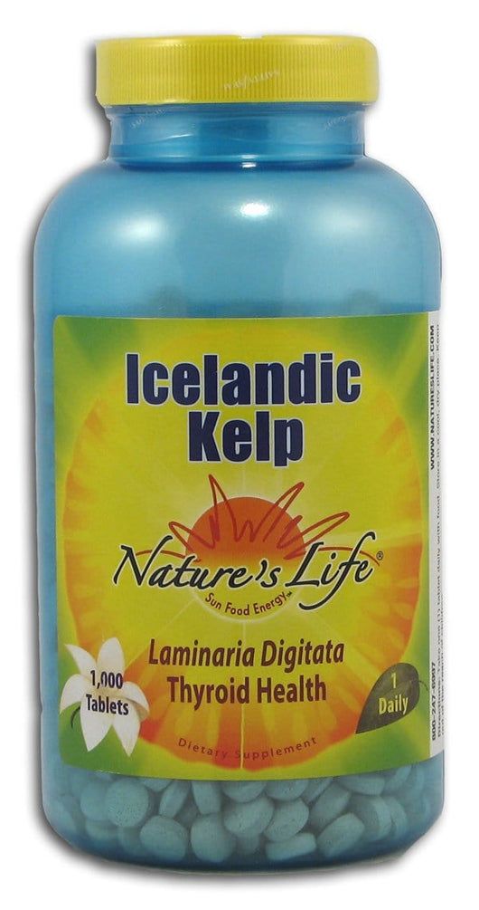 Nature's Life Kelp with Iodine - 1000 tablets