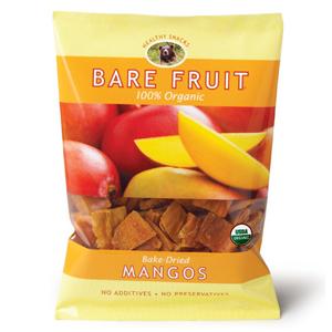 Bare Fruit Mango, Dried, Organic - 12 x 2.2 ozs.