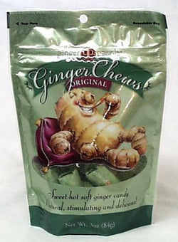 Ginger People Gin Gins Original Ginger Chewy Candy - 3 x 2 ozs.