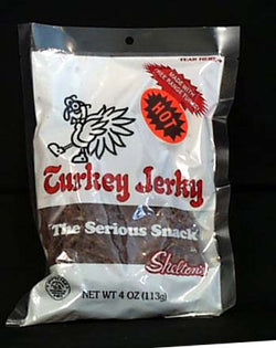 Shelton Turkey Jerky HOT - 6 x 4 ozs.
