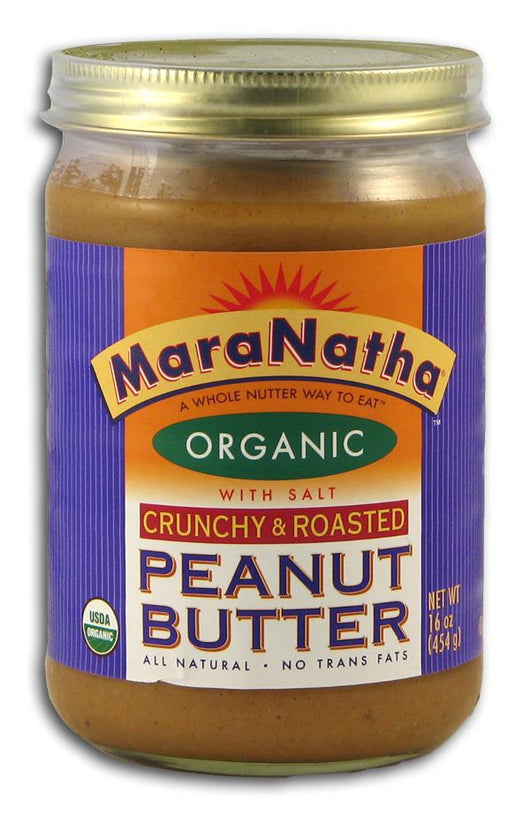 Maranatha Peanut Butter Crunchy Salted Organic - 16 ozs.