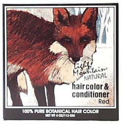 Light Mountain Hair Color #1 Red - 4 ozs.