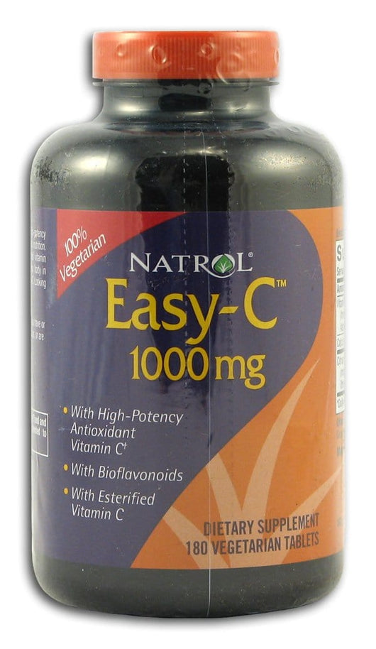Natrol Easy-C 1000 mg with Bioflavonoids Veg. Tablets - 180 tablets
