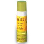 Alba Botanica Hawaiian Lip Care Coconut Cream Lip Balms 0.15 oz.