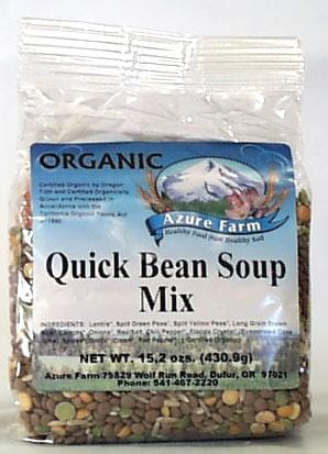 Azure Farm Quick Bean Soup Mix Organic - 15.2 ozs.