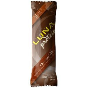 Luna Bar Protein Bar, Chocolate - 12 x 1.6 ozs.
