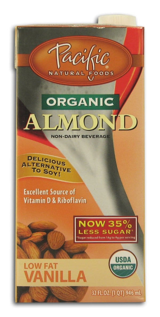 Pacific Foods Almond Beverage Low Fat Vanilla - 32 ozs.
