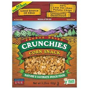 Crunchie's Corn Snack, Freeze Dried - 6 x 3.25 ozs.