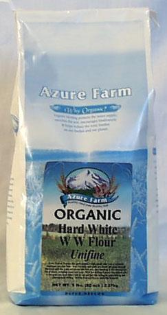 Azure Farm Hard White W.W. Flour (Unifine) Organic - 5 lbs.
