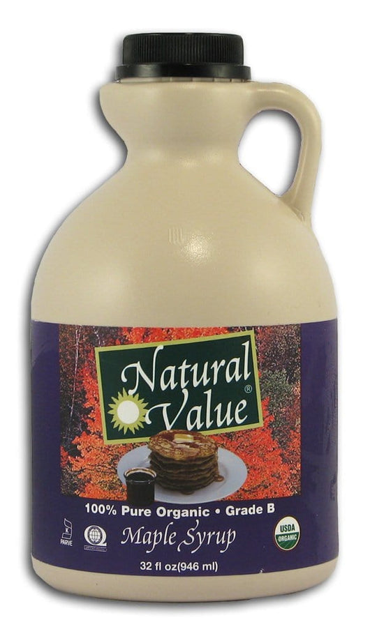 Natural Value Maple Syrup Grade B Organic - 32 ozs.