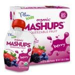 Plum Organics Kids Mixed Berry Organic Mashups Fruit Mashups 4x3.17 oz