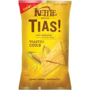 Kettle Foods TIAS! Toasted Corn Chips - 12 x 8 ozs.