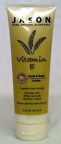 Jason Vitamin E Hand & Body Lotion - 8 ozs.
