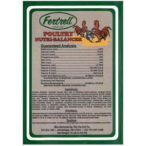 Fertrell Poultry Nutri-Balancer, Regular - 10 lbs.