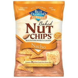 Blue Diamond Nut Chips, Nacho - 12 x 4.25 ozs.