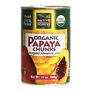 Native Forest Papaya Chunks Organic - 6 x 14 ozs.