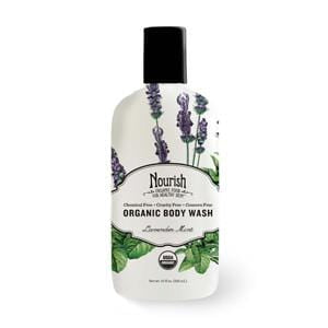 Nourish Body Wash, Lavender Mint, Organic - 10 ozs.