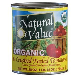 Natural Value Tomatoes, Crushed, Organic - 12 x 28 ozs.