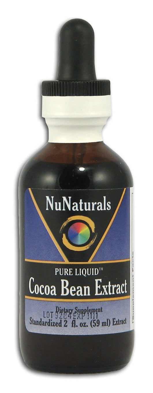 NuNaturals Cocoa Bean Extract - 2 ozs.