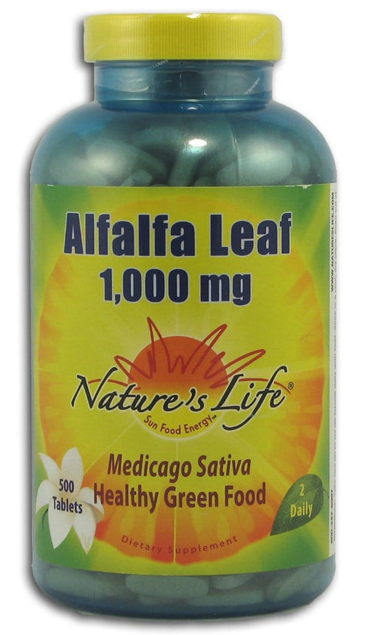 Nature's Life Alfalfa 1000mg - 500 tabs