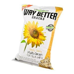 Way Better Snacks Tortilla Chips, Sprouted, Sunny Multi Grain - 12 x 5.5 oz