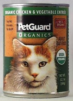 PetGuard Cat Food Chicken & Vegy Entree Organic - 12 x 12.7 ozs.