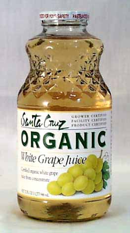 Santa Cruz White Grape Juice Organic - 12 x 32 ozs.