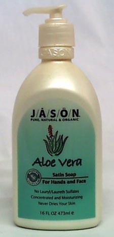 Jason Aloe Vera Liquid Satin Soap with Pump - 16 ozs.