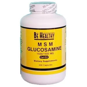 Be Healthy MSM Glucosamine - 200 caps