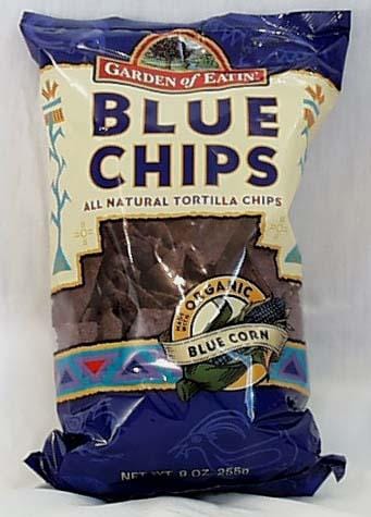 Garden of Eatin' Blue Corn Tortilla Chips Salted - 12 x 8.1 ozs.