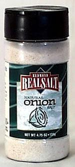 Redmond's Onion Salt Organic - 12 x 8.25 ozs.