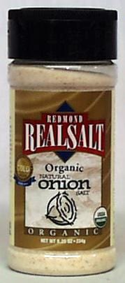 Redmond's Onion Salt Organic - 8.25 ozs.