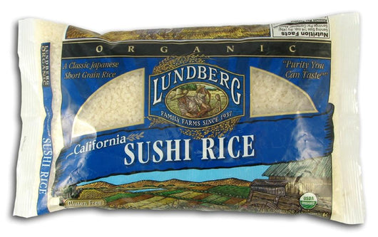 Lundberg California Sushi Rice Organic - 6 x 2 lbs.