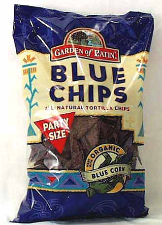 Garden of Eatin' Party Size Blue Tortilla Chips - 12 x 16 ozs.
