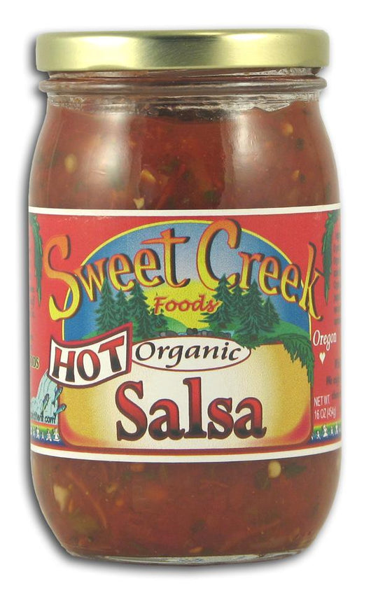 Sweet Creek Foods Salsa Hot Organic - 12 x 16 ozs.