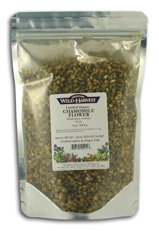 Oregon's Wild Harvest Chamomile Flowers Whole Organic - 4 ozs.