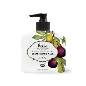 Nourish Hand Wash, Fresh Fig, Organic - 12 x 7 ozs.
