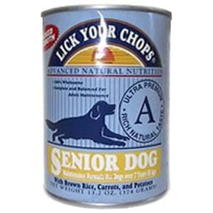 Lick Your Chops Dog Food, Canned, Senior Formula - 13.2 ozs.