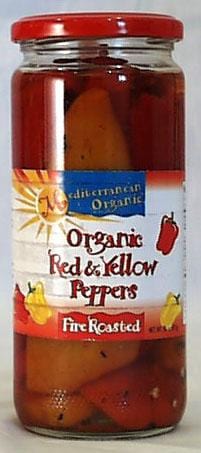 Mediterranean Organics Roasted Red & Yellow Peppers Organic - 16 ozs.