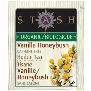 Stash Tea Vanilla Honeybush Tea, Organic - 6 x 1 box