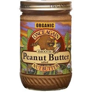 Once Again Nut Butter Inc. Peanut Butter Smooth Salted Organic - 12 x 16 ozs.