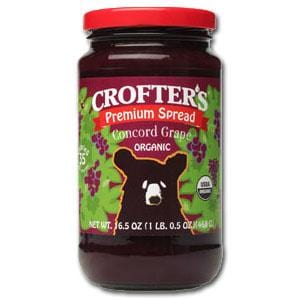 Crofter's Concord Grape Premium Spread Organic - 12 x 16.5 ozs.