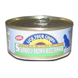 Lick Your Chops Cat Food, Canned, Seafood & Brown Rice - 24 x 5.5 ozs.