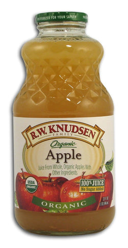 Knudsen Apple Juice Organic - 12 x 32 ozs.