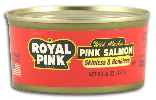 Royal Pink Pink Salmon Skinless/Boneless - 6 ozs.