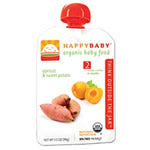 Happy Family Organic Baby Food Apricot & Sweet Potato Stage 2 (6+ mos) 3.5 oz