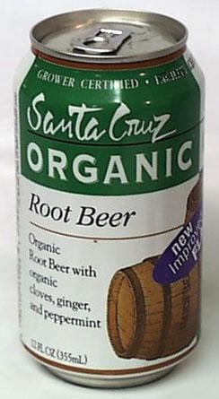 Santa Cruz Root Beer Sparkling Organic - 24 x 10.5 ozs.