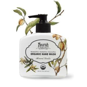 Nourish Hand Wash, Almond Vanilla, Organic - 12 x 7 ozs.