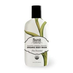 Nourish Body Wash, Unscented, Organic - 10 ozs.