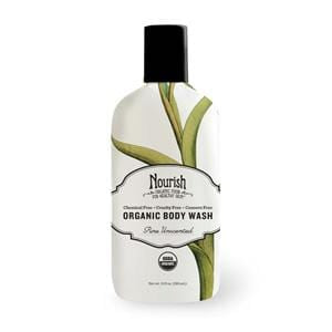 Nourish Body Wash, Unscented, Organic - 12 x 10 ozs.